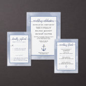 #Nautical Bestemming #Wedding De datum opslaan Bagagelabel (Personaliseer de collectie van deze zelfstandige maker.)