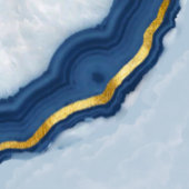 Dusty Navy Blue & Gold Agate Enregistrer Les Carte