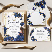 Programme de Quinceañera Roses Couronne de Tiara D