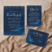 Élégant Mariage bleu marine (Personnalisez la collection de ce créateur indépendant. )