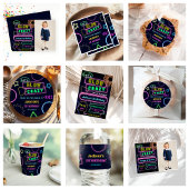 Invitation Glow Party Neon coloré Anniversaire Photo
