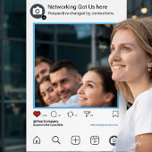 Carte De Visite Minimal Networking Business Card