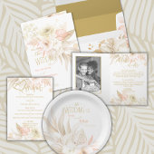 Assiettes En Carton Couleurs neutres Mariage élégant