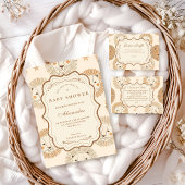 Invitation Neutral Safari Lion Baby Shower