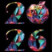 Jeu De Cartes Colorful 2026 New Years-