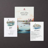 Menu Newport, Rhode Island Destination Wedding (Personnalisez la collection de ce créateur indépendant.)