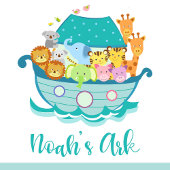 Serviette En Papier Noahs Ark Baby shower Baptême 1er Anniversaire ser
