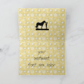 Collection Noël Cowboy Horse Carte de voeux (Intérieur)