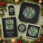 Linge De Cuisine NOEL et vert noir