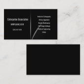 Collection noire hyper : Carte de visite d'arc (Devant / Derrière)