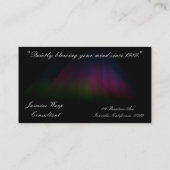 Collection noire hyper : Carte de visite foncé de (Dos)