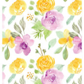 Waterverf Bloementuin 9e Verjaardagsfeest Save The Date