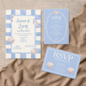 Menu starfish and sea shell (Personnalisez la collection de ce créateur indépendant. )