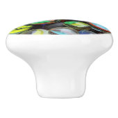 Collection of Glass Marbles Keramische Knop (Zijkant)