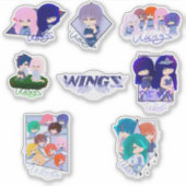 Collection Of Wingz Stickers - Sheet 3 (Devant)