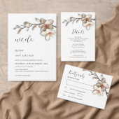 Menu Magnolia Sculptural 3D Flower (Personnalisez la collection de ce créateur indépendant. )