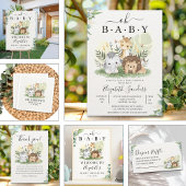 Serviette En Papier Oh Baby Jungle Animals Baby Shower
