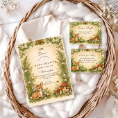 Carte D'accompagnement Oh Deer Woodland Diapper Raffle