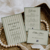 Ancien numéro de table de mariage vert pastel Mone