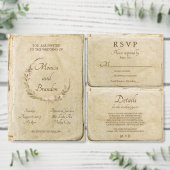 Numéro De Table Ancien papier rustique mariage signe numéro de tab (Personnalisez la collection de ce créateur indépendant.)