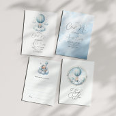 Sticker Rond Cloud 9 Baby shower