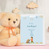 Invitation Baby shower Spring Twin