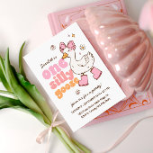 Poster Cheese & Quackers Silly Goose Table Sign