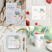 Serviette En Papier Un sot Goose Boy 1er anniversaire