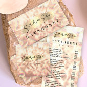 Opal Pierre Arrière - plan Certificat cadeau Rose