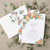 Numéro de table du Mariage en mode agrumes botaniq (Personnalisez la collection de ce créateur indépendant. Test)