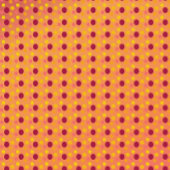 Oranje Sherbet Sprinkle Verjaardag Sticker