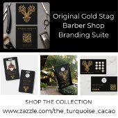 Carte De Visite Code QR du logo de poteau de salon de coiffure pou