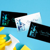 Carte De Visite Services de nettoyage professionnels de la maison