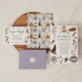 Sachets En Papier Little Boo Halloween Baby shower Merci