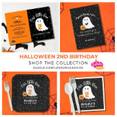 Serviette En Papier Halloween Ghost Little Boo 2e anniversaire