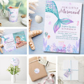 Serviette En Papier Our Little Mermaid Birthday Party 