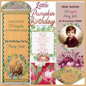 Carte De Remerciements Doux Petite verdure Citrouille Automne Couleurs An