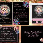 Summer Floral Wedding Design Address Etiket