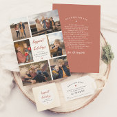 Vrolijk Kerstfeest Familie Bericht & Boho Hart Cadeaulabel