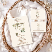 Invitation Baby shower de pêche extérieur Little Fisherman