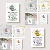 Sachets En Papier Au-Dessus De La Lune | Baby shower neutre