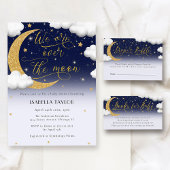 Over de Moon Baby shower Enclosure Kaart