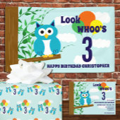 Owl Birthday Spandoek