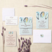 Papier Mousseline Aquarelle Huitre Côtière Bord de Mer (Personnalisez la collection de ce créateur indépendant.)