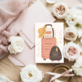 Serviette En Papier Emballez vos sacs Bagages Destination Bachelorette