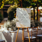 Carte De Correspondance budget rustique pampas herbe mariage Merci