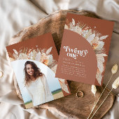 21e verjaardag pampas gracotta botanical t-shirt