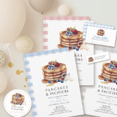 Ballotins Pancakes & Pacifiers Blue Gingham Boy Baby Shower