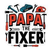 T-shirt En Tri-matière Papa The Fixer Tee - Fête des pères Handyman Don