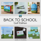 Post-it® Bal de golf Monogramme bleu Green Post it Notes